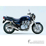 Honda CB750 SEVENFIFTY 1994 - Azul