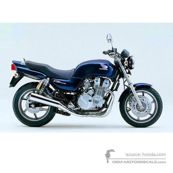 Aufkleber für Honda CB750 SEVENFIFTY 1995 - Blau • Honda OEM-Aufkleber