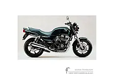 Stickers voor Honda CB750 SEVENFIFTY 1999 - Zwart • Honda OEM Stickers
