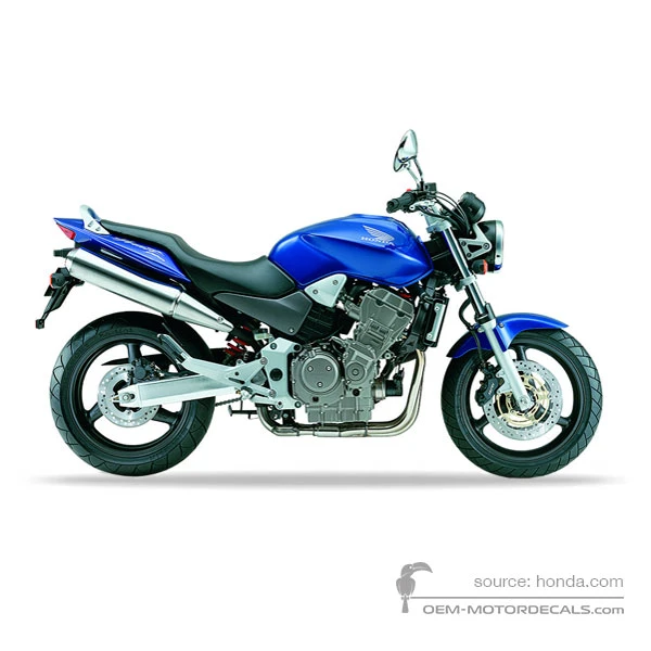 Autocollants pour Honda CB900F HORNET 2002 - Bleu • Honda Autocollants OEM