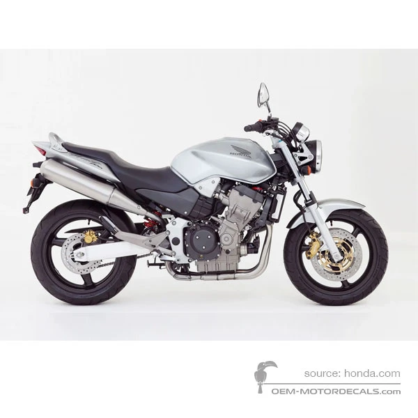 Autocollants pour Honda CB900F HORNET 2002 - Argent • Honda Autocollants OEM