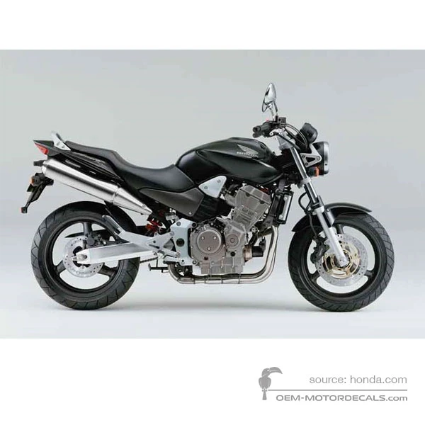 Autocollants pour Honda CB900F HORNET 2007 - Graphite • Honda Autocollants OEM