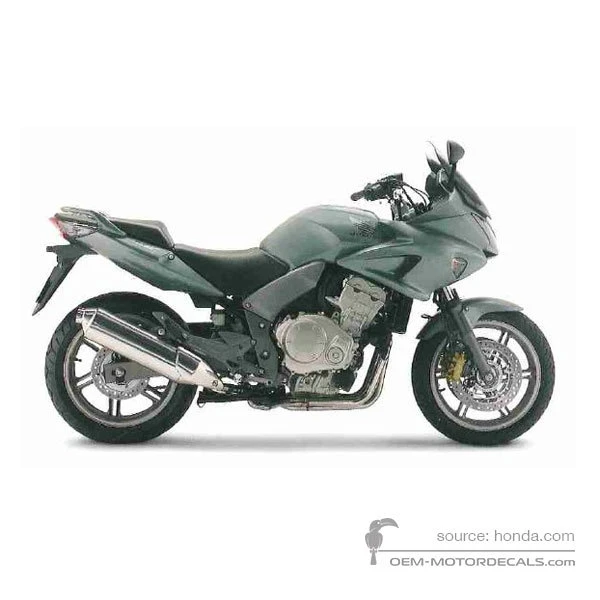 Adesivi per Honda CBF1000 2006 - Verde • Honda Adesivi OEM