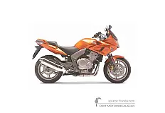 Adesivi per Honda CBF1000 2006 - Arancione • Honda Adesivi OEM