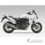 Honda CBF1000F 2010 - Blanco