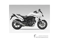 Adesivi per Honda CBF1000F 2011 - Bianco • Honda Adesivi OEM