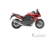 Autocollants pour Honda CBF1000F 2012 - Rouge • Honda Autocollants OEM