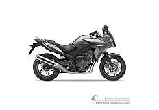 Naklejki do Honda CBF1000F 2012 - Srebrny • Honda Naklejki OEM