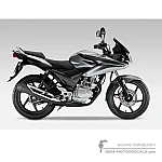 Honda CBF125 2009 - Plata