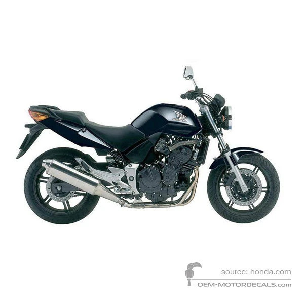 Aufkleber für Honda CBF600N 2004 - Schwarz • Honda OEM-Aufkleber