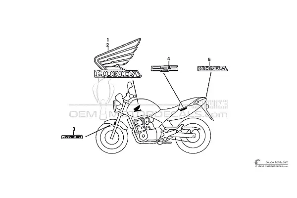 Honda CBF600N 2004 - Schwarz