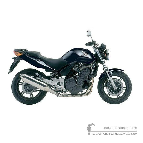 Stickers voor Honda CBF600N 2005 - Zwart • Honda OEM Stickers