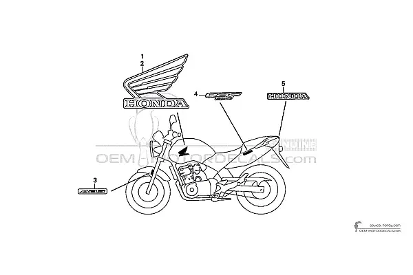 Honda CBF600N 2006 - Czerwony