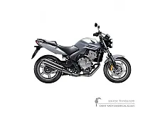 Pegatinas para Honda CBF600N 2008 - Plata • Honda Pegatinas OEM