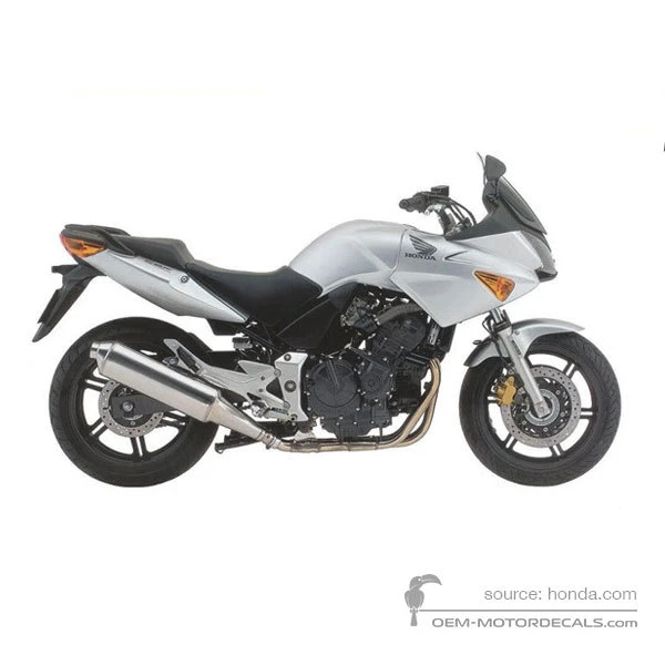 Decals for Honda CBF600S 2005 - Silver • Honda OEM Decals
