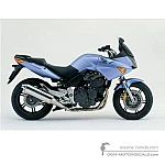 Honda CBF600S 2005 - Azul celeste