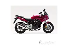 Adesivi per Honda CBF600S 2006 - Rosso • Honda Adesivi OEM