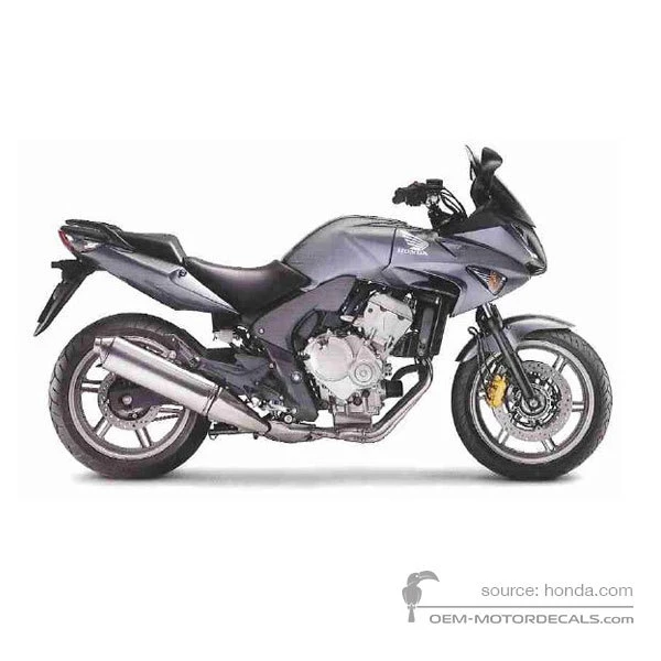 Stickers voor Honda CBF600S 2008 - Grijs • Honda OEM Stickers