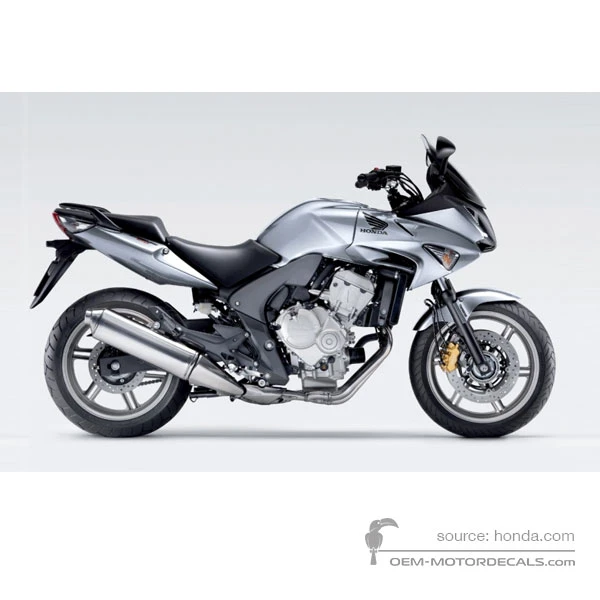Stickers voor Honda CBF600S 2009 - Zilver • Honda OEM Stickers