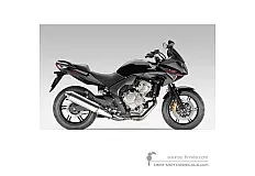 Aufkleber für Honda CBF600S 2010 - Schwarz • Honda OEM-Aufkleber