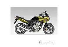 Autocollants pour Honda CBF600S 2010 - Vert • Honda Autocollants OEM