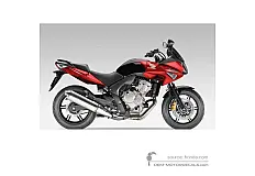Pegatinas para Honda CBF600S 2010 - Rojo • Honda Pegatinas OEM