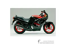 Aufkleber für Honda CBR1000F 1987 - Schwarz • Honda OEM-Aufkleber