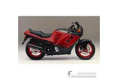 Autocollants pour Honda CBR1000F 1988 - Bleu • Honda Autocollants OEM