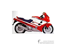 Stickers voor Honda CBR1000F 1990 - Wit • Honda OEM Stickers