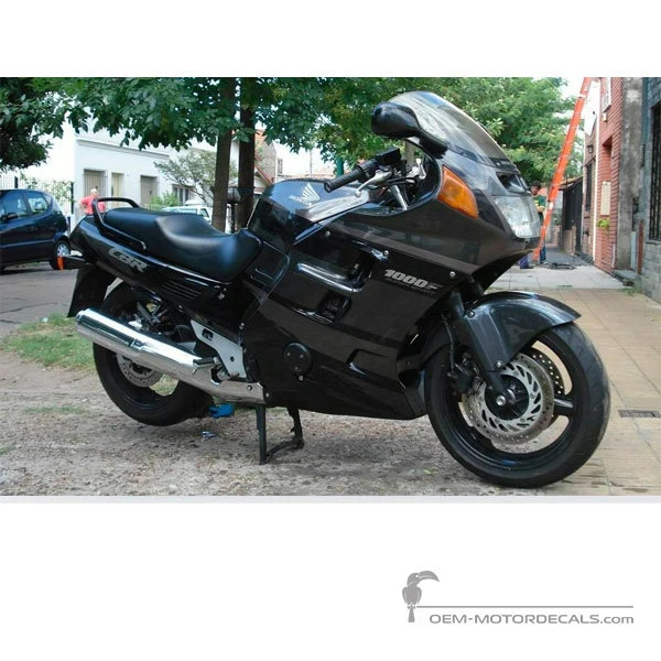 Aufkleber für Honda CBR1000F 1992 - Schwarz • Honda OEM-Aufkleber
