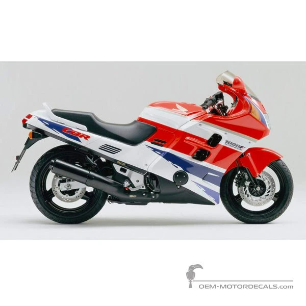 Naklejki do Honda CBR1000F 1992 - Biały • Honda Naklejki OEM