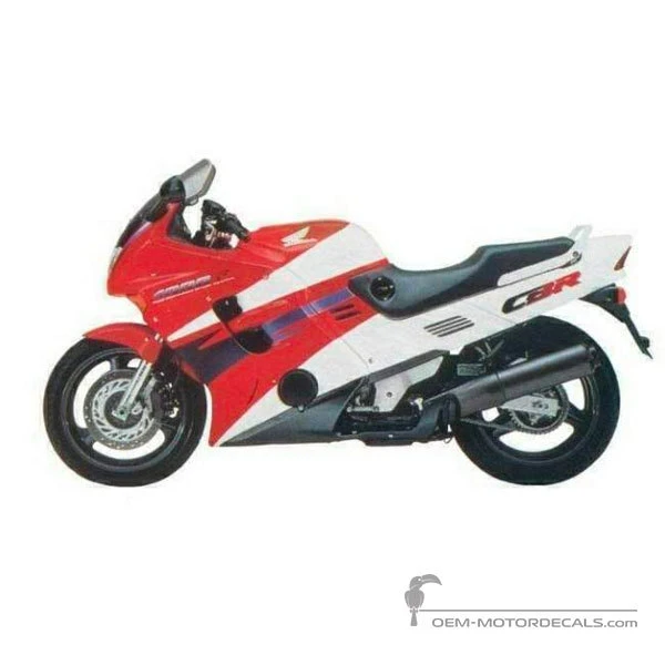 Decals for Honda CBR1000F 1994 - Red • Honda OEM Decals
