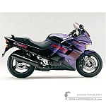 Honda CBR1000F 1994 - Violeta