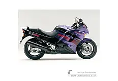 Naklejki do Honda CBR1000F 1994 - Fioletowy • Honda Naklejki OEM