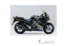 Decals for Honda CBR1000F 1997 - Black • Honda OEM Decals