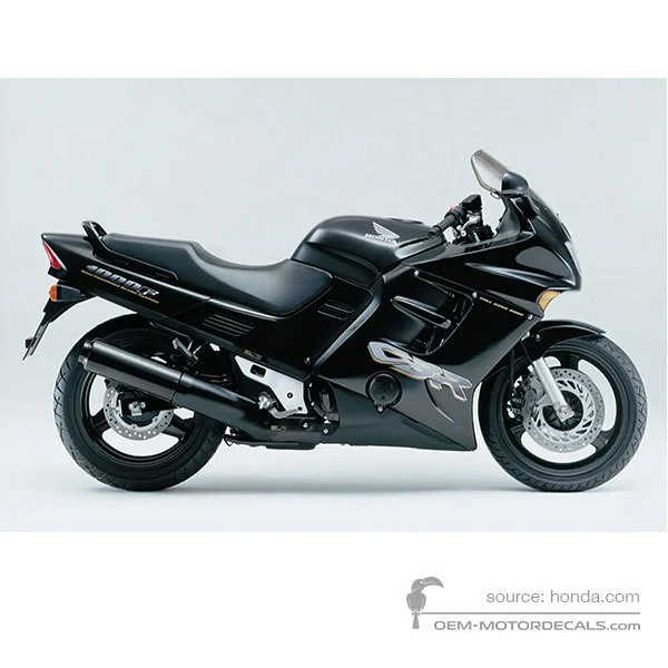 Naklejki do Honda CBR1000F 1999 - Czarny • Honda Naklejki OEM