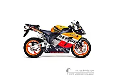 Adesivi per Honda CBR1000RR FIREBLADE 2005 - Arancione • Honda Adesivi OEM