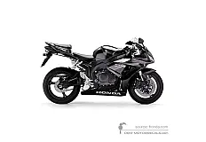 Stickers voor Honda CBR1000RR FIREBLADE 2007 - Zwart • Honda OEM Stickers
