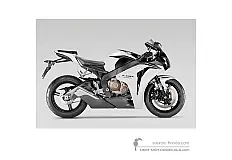 Pegatinas para Honda CBR1000RR FIREBLADE 2008 - Blanco • Honda Pegatinas OEM