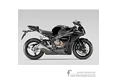 Adesivi per Honda CBR1000RR FIREBLADE 2008 - Nero • Honda Adesivi OEM