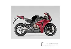 Adesivi per Honda CBR1000RR FIREBLADE 2008 - Nero Rosso • Honda Adesivi OEM