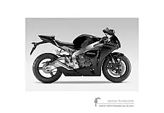 Pegatinas para HONDA CBR1000RR FIREBLADE 2011 - Negro • Honda Pegatinas OEM