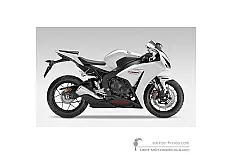 Pegatinas para HONDA CBR1000RR FIREBLADE 2014 - Blanco • Honda Pegatinas OEM