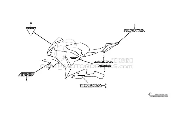 HONDA CBR1000RR FIREBLADE 2015 - Negro