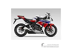 Pegatinas para HONDA CBR1000RR FIREBLADE 2015 - Blanco (HRC Tricolor) • Honda Pegatinas OEM