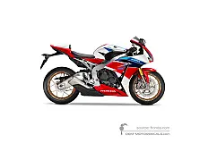 Pegatinas para HONDA CBR1000RR FIREBLADE SP  2016 - Blanco (HRC Tricolor) • Honda Pegatinas OEM