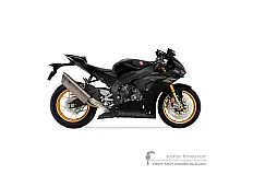 Pegatinas para Honda CBR1000RR FIREBLADE SP 2022 - Negro • Honda Pegatinas OEM