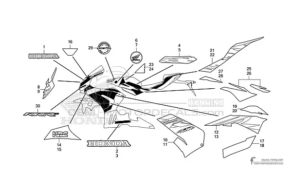 Honda CBR1000RR FIREBLADE SP 30 Anniversary  2023 - Blanco