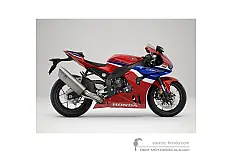 Autocollants pour Honda CBR1000RR FIREBLADE 2024 - Rouge • Honda Autocollants OEM