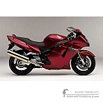 Honda CBR1100XX SUPER BLACKBIRD 1997 - Rojo